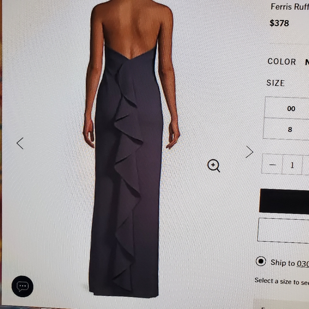 Likely Ferris Ruffle Gown